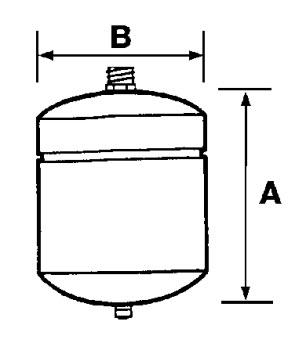 WTX-5 4.4/2.4 GAL WELL TANK  POTABLE WATER SYSTEMS