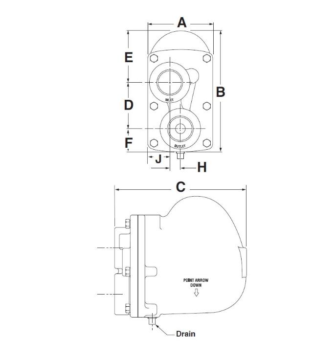 FT125C-5 | Float & Thermosatic Trap