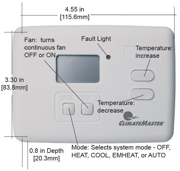 Non-programmable Thermostat 2 stage heat-ATA22U01
