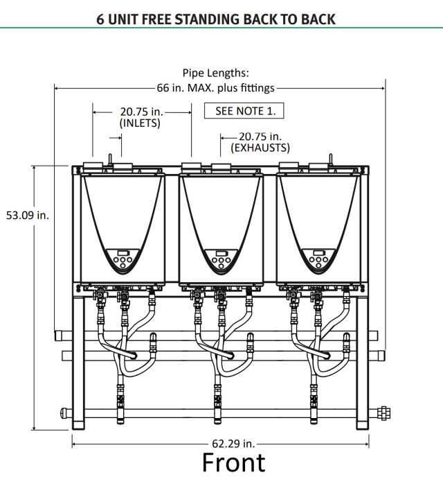 Commercial Rack Systems for Tankless Water Heaters